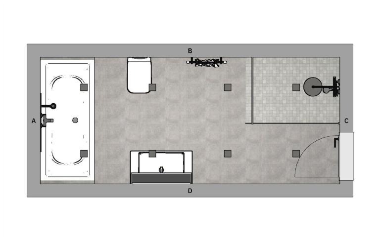 Zu sehen ist eine Grafik zur 3D Badplanung